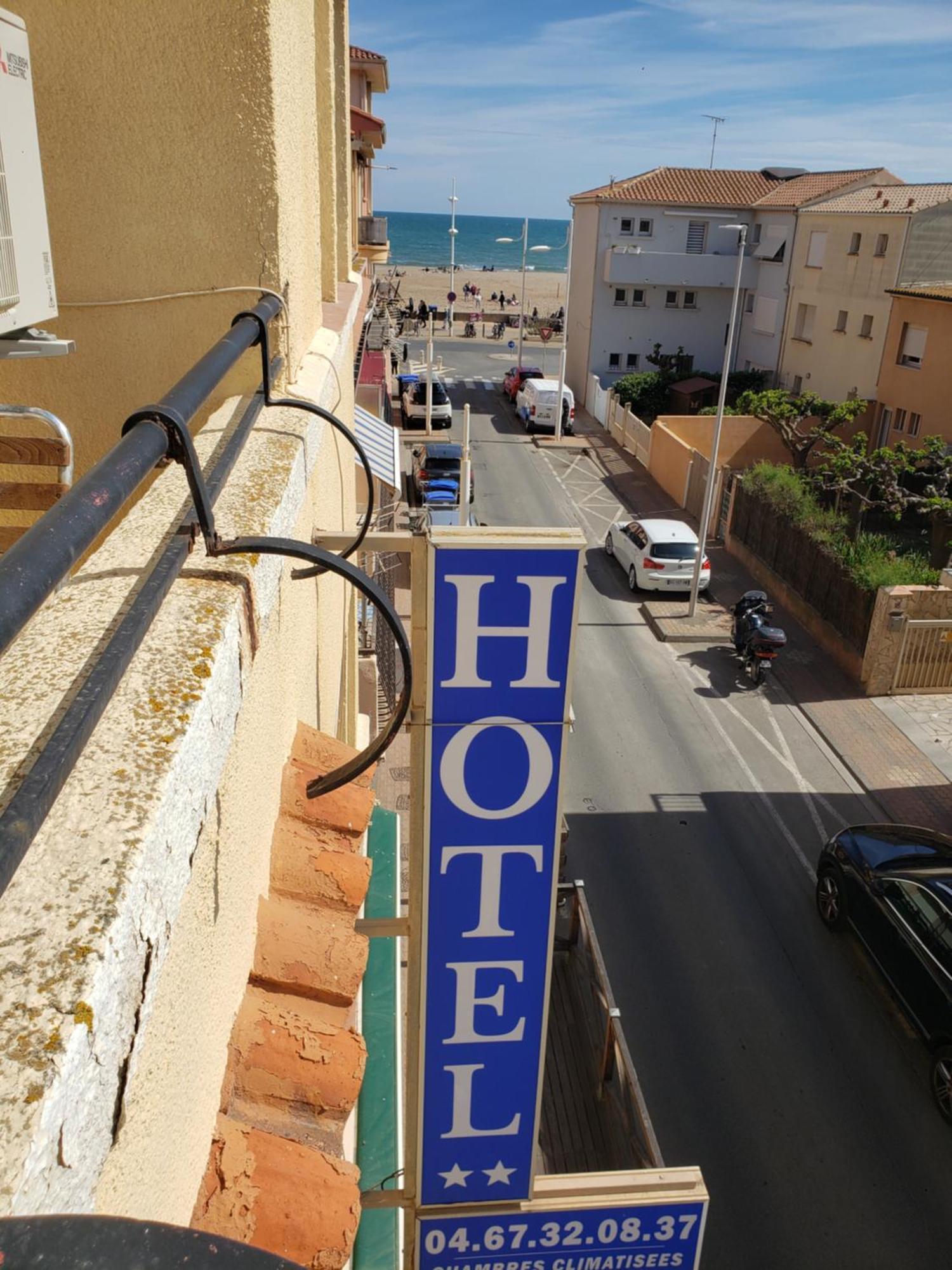 Hotel De La Plage 2 Etoiles Valras-Plage Exteriör bild